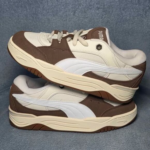 Puma 180 Sneakers Mens US 10.5 Vapor Gray Chocolate White main image 6